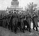 Ленинград. Рабочий батальон идёт на фронт